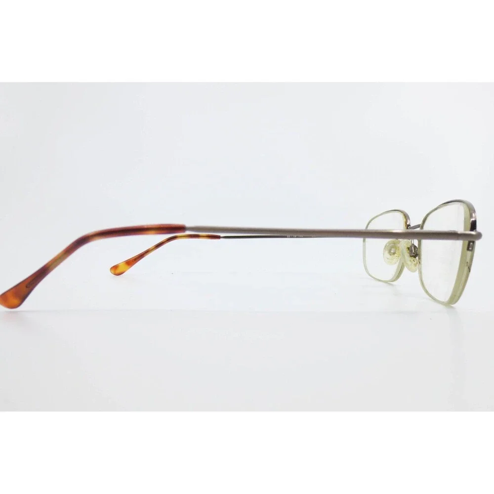 Timex T 209 Bronze Oval Semi Rimless Eyeglasses Frames 53-19-145 BR Tortoise